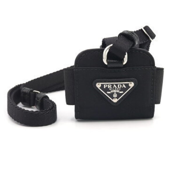 Prada AirPods Pro Case Black Nylon Apple Neck - Picture 1 of 5